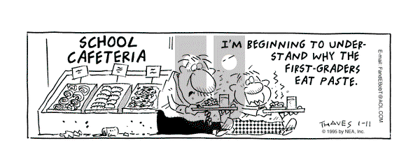Frank and Ernest on Wednesday January 11, 1995 Comic Strip