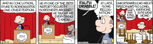 Drabble on Saturday August 25, 2012 Comic Strip