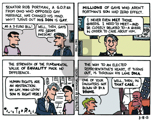 Ted Rall on Monday March 18, 2013 Comic Strip