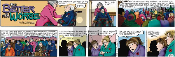 For Better or For Worse on Thursday November 23, 2006 Comic Strip