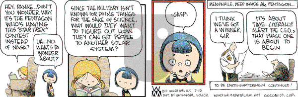 Non Sequitur on Saturday July 16, 2011 Comic Strip