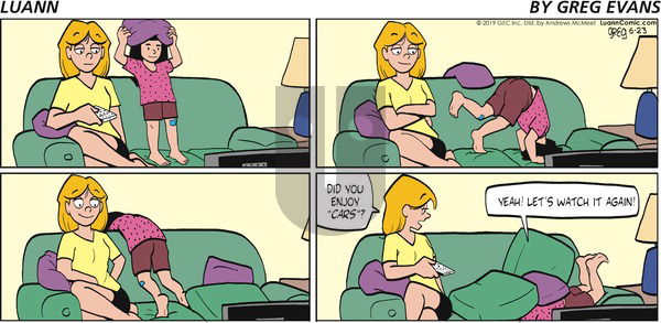 Luann on Sunday June 23, 2019 Comic Strip