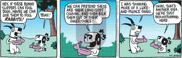 Pooch Cafe on Friday September 2, 2005 Comic Strip