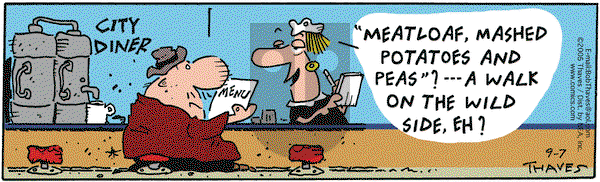 Frank and Ernest on Wednesday September 7, 2005 Comic Strip