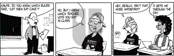 Luann on Tuesday January 17, 1995 Comic Strip