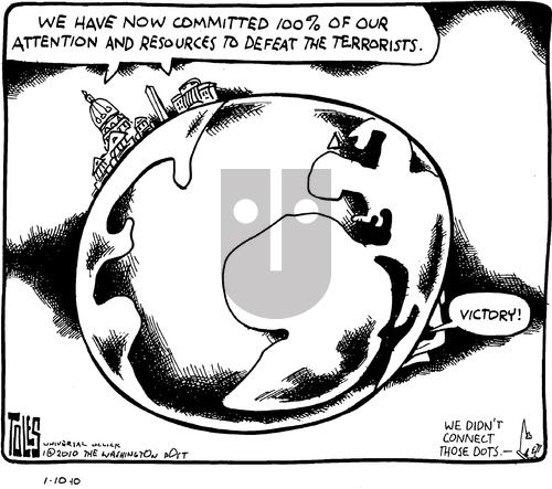 Tom Toles on Sunday January 10, 2010 Comic Strip