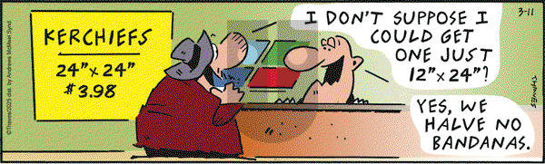 Frank and Ernest on Tuesday March 11, 2025 Comic Strip