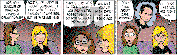 Luann on Wednesday April 16, 2008 Comic Strip