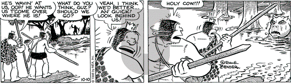 Alley Oop on Saturday October 10, 1998 Comic Strip