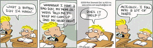 Soup to Nutz - Old on Monday February 9, 2009 Comic Strip