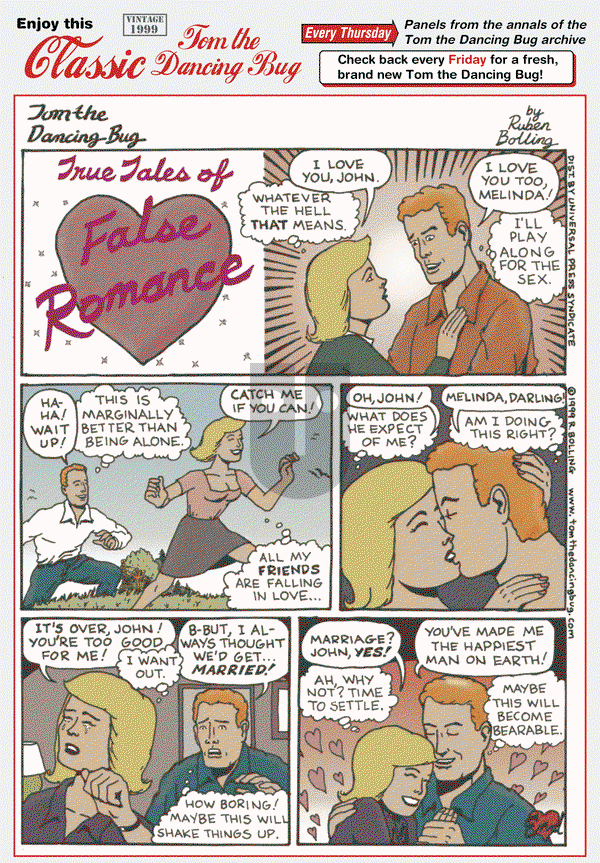 Tom the Dancing Bug on Thursday November 13, 2014 Comic Strip
