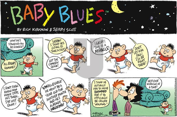 Baby Blues on Sunday March 22, 1998 Comic Strip