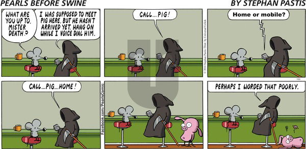 Pearls Before Swine on Sunday July 20, 2014 Comic Strip