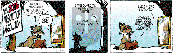 Over the Hedge on Wednesday December 30, 2015 Comic Strip