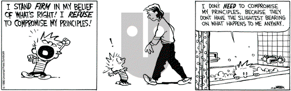 Calvin and Hobbes on Saturday October 20, 1990 Comic Strip