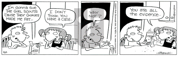 Soup to Nutz - Old on Tuesday September 23, 2003 Comic Strip
