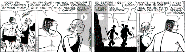 Alley Oop on Monday June 26, 2000 Comic Strip