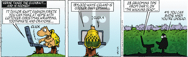 Over the Hedge on Tuesday May 5, 2015 Comic Strip