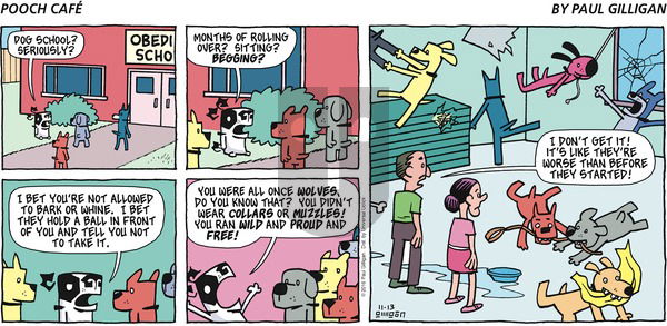 Pooch Cafe on Sunday November 13, 2016 Comic Strip