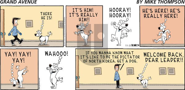 Grand Avenue on Sunday November 23, 2025 Comic Strip