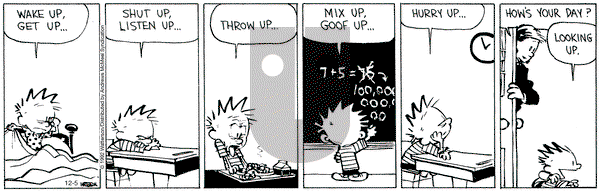 Calvin and Hobbes - Monday December 5, 2022 Comic Strip