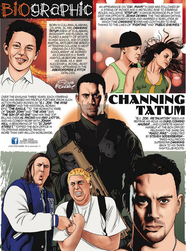Biographic on Sunday July 1, 2012 Comic Strip