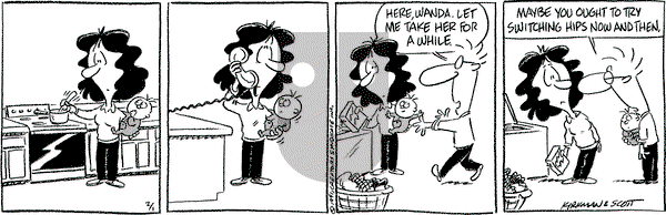 Baby Blues on Friday February 1, 1991 Comic Strip