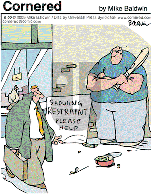 Cornered on Thursday September 22, 2005 Comic Strip