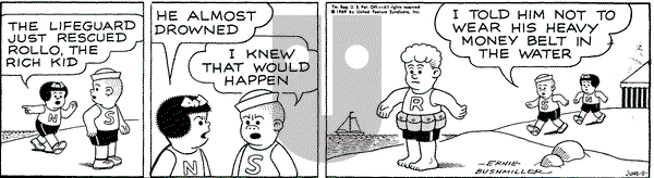 Nancy on Wednesday June 11, 1969 Comic Strip