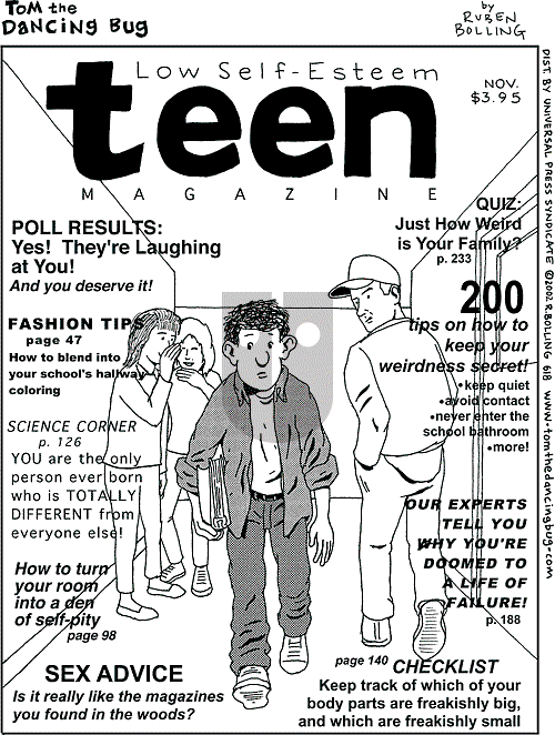 Tom the Dancing Bug on Saturday October 12, 2002 Comic Strip