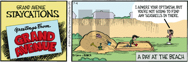 Grand Avenue on Monday July 4, 2011 Comic Strip