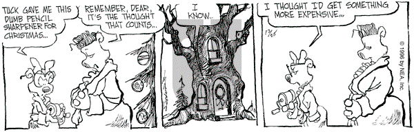 The Grizzwells on Wednesday December 25, 1996 Comic Strip