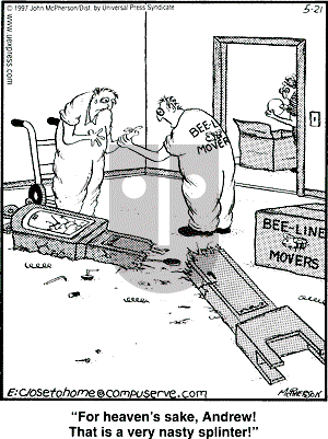 Close to Home - Wednesday May 21, 1997 Comic Strip