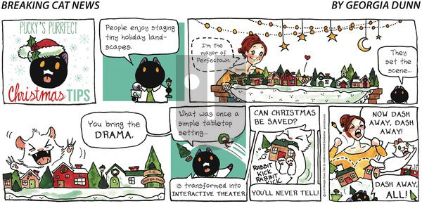 Breaking Cat News on Sunday December 16, 2018 Comic Strip
