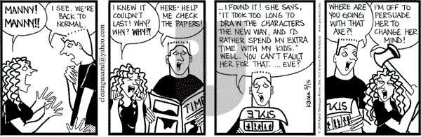 Clear Blue Water on Thursday May 15, 2008 Comic Strip
