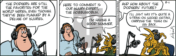 Tank McNamara - Thursday August 1, 2024 Comic Strip