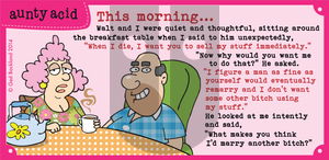 Aunty Acid on Monday September 29, 2014 Comic Strip