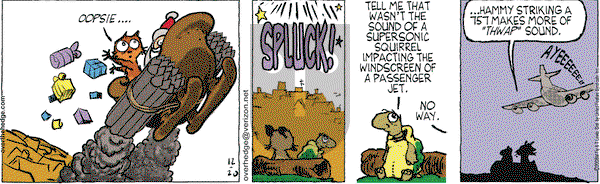 Over the Hedge on Saturday December 20, 2008 Comic Strip
