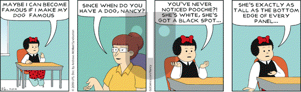 Nancy - Monday September 23, 2019 Comic Strip