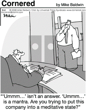Cornered on Thursday September 4, 2008 Comic Strip