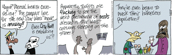 The Knight Life on Thursday September 10, 2015 Comic Strip