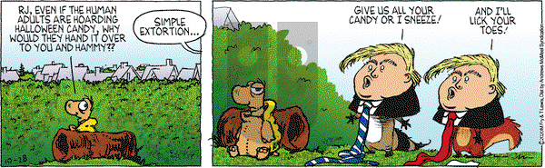 Over the Hedge on Wednesday October 28, 2020 Comic Strip