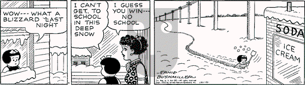 Nancy Classics on Thursday January 30, 2025 Comic Strip