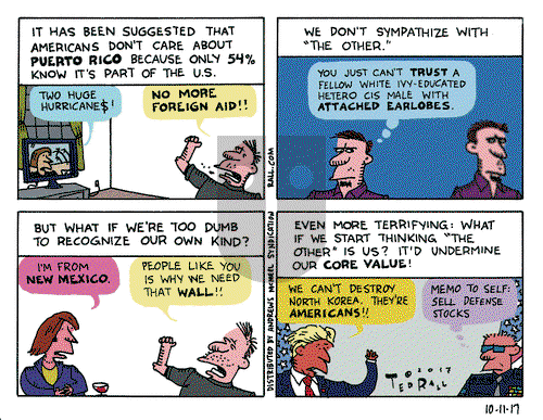 Ted Rall on Wednesday October 11, 2017 Comic Strip