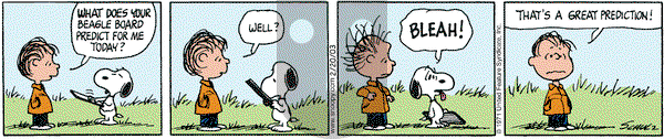 Peanuts on Thursday February 20, 2003 Comic Strip