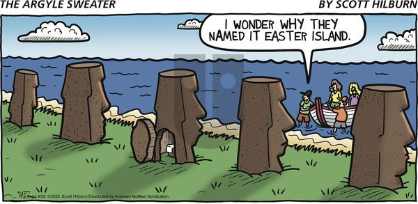 The Argyle Sweater on Sunday April 20, 2025 Comic Strip