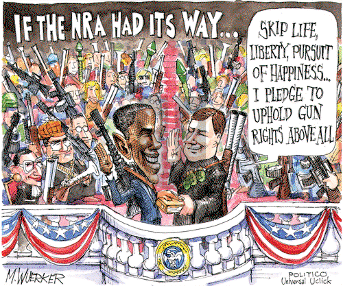 Matt Wuerker - Monday January 21, 2013 Comic Strip