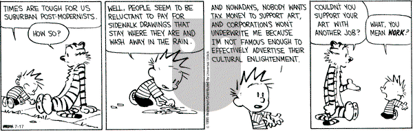 Calvin and Hobbes on Friday July 17, 2015 Comic Strip