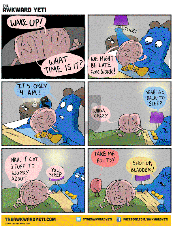 The Awkward Yeti on Saturday December 13, 2014 Comic Strip