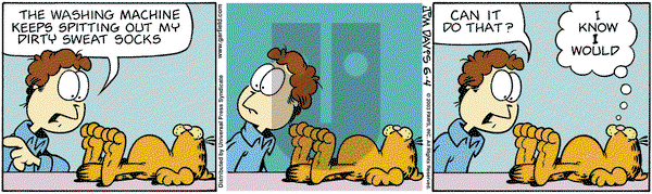 Garfield on Wednesday June 4, 2003 Comic Strip